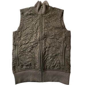 Patagonia Olive Quilted Women's Vest Fall Winter Clean ! Size XS